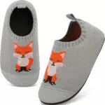 VOLHAL Hausschuhe Kinder Rutschfeste Indoor Pantoffeln für Lauflernschuhe
