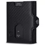 VON HEESEN Slim Wallet mit Münzfach & RFID-Schutz - Mini Geldbörse Herren & Damen - Kartenetui Kreditkartenetui - Portmonee Geldbeutel Portemonnaie klein