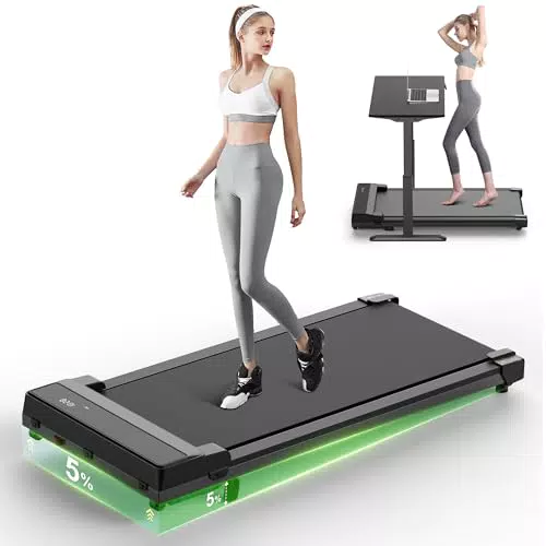 Walking Pad Laufband für Zuhause – Tragbares Unter Desk Laufband mit Steigung