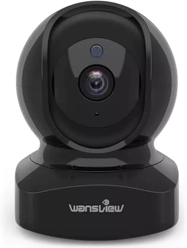 Wansview 2K Hundekamera mit App - WLAN Überwachungskamera mit Nachtsicht und 2-Wege-Audio