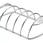 Weber Rippchen Halter, Antihaft-Edelstahl, passt für alle Grilltypen