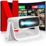 Wielio Beamer 2025 Full HD 1080P, 20000 Lumens, 4K Unterstützung, Android 11, WiFi 6