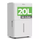 Woleix Luftentfeuchter elektrisch 20L für Keller und Räume bis 150m³ mit Timer