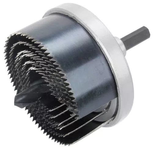 wolfcraft Mehrkranzlochsäge, Ø 25-62 mm I 2164000 I Säge mit 7 Schnellwechsel-Einsätzen