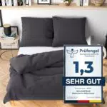 Wolkenfeld Bettwäsche Set - Oeko-Tex zertifiziert, Modell 135x200