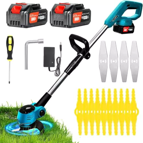 Xbzzgmg Rasentrimmer 21 V, 3-in-1 Multifunktionsgerät für Gartenpflege