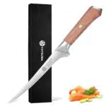 YOTSUBA 18cm Filetiermesser - Scharfes Profi Fischmesser aus Edelstahl mit ergonomischem Griff