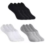 YOUCHAN Sneaker Socken Damen Herren Füßlinge No Show Socken mit Silikonpad