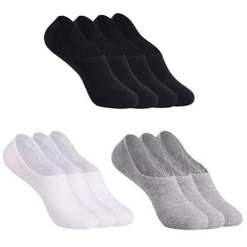 YOUCHAN Sneaker Socken Damen Herren Füßlinge No Show Socken mit Silikonpad