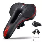 YOUNGDO Fahrradsattel, Gel Fahrradsitz, breiter, weicher