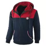 Ywenaisy Sweatjacke Herren mit Kapuze Kapuzenjacke Herren Schwarz Zip Hoodie Herren Hoodie Herren mit Reißverschlus Farbblock Pullover Hoodie Fleecejacke Herren