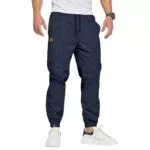 ZOXOZ Herren Chino Jogginghose Sweatpants Baumwolle mit Kordelzug und Taschen