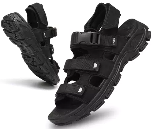 ZYLDK Herren Trekkingsandalen - Bequeme, atmungsaktive Outdoorsandalen für den Sommer