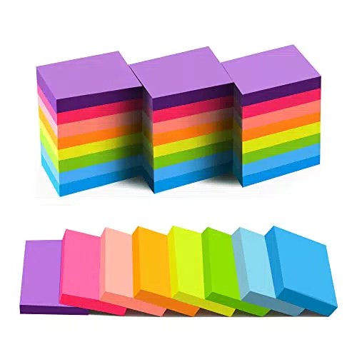 Sticky Notes - Selbstklebende Haftnotizen für Büro, Zuhause und Schule