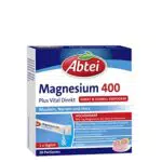Abtei Magnesium 400 Plus Vital Direkt - Hochdosiert, Vegan mit B-Vitaminen