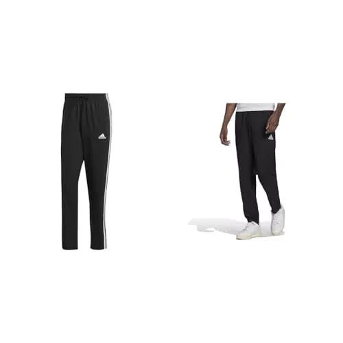 adidas Herren Trainingshose mit offenem Saum und gesticktem Logo