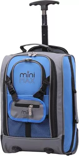 Aerolite MiniMAX 18L Ryanair 40x20x25 Maximale Größe Handgepäck unter dem Sitz Trolley-Rucksack Handgepäcktasche für die Handgepäckkabine mit 2 Jahren Garantie