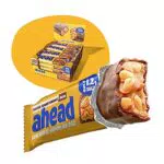 AHEAD Veganer Süßigkeiten Riegel – Salted Peanut Caramel – Keto & zuckerfrei