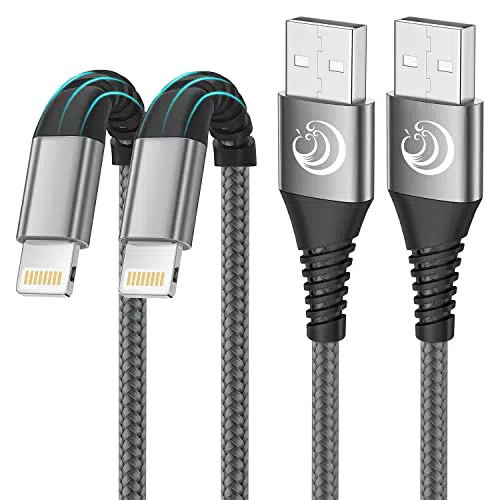 Aioneus iPhone Ladekabel, Lightning Kabel MFi Zertifiziert iPhone Kabel Nylon Fast USB Ladekabel für iPhone 14/14 Pro Max/13/13 Pro/12/12 mini/11/XS/XS Max/XR/X/8/8 Plus/7/7/6s/6/5s/SE