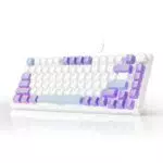 AJAZZ AK820 Gaming Tastatur, Mechanisch, 75%, mit Lautstärkeregler, RGB