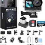 AKASO Brave 4 Pro Action Cam 4K, 20MP, 40M Unterwasser, EIS Stabilisierung, 170° Weitwinkel
