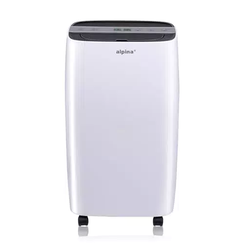 Alpina Luftentfeuchter 220W - Raumentfeuchter mit Timer und Luftfeuchtigkeitseinstellung