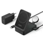 Anker MagGo 3-in-1 Ladestation – Qi2 15W kabelloser Ladeständer für iPhone und Apple Watch