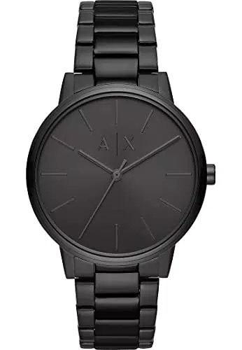 Armani Exchange Herren-Armbanduhr mit Quarzwerk und Edelstahl-Gehäuse