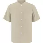Arshiner Jungen Kurzarm Hemd Button-Down mit Brusttasche für Kinder