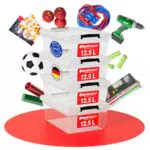 ATHLON TOOLS Aufbewahrungsboxen mit Deckel, lebensmittelecht, stapelbar