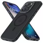 BENKS iPhone 15 Pro Hülle mit MagSafe, stoßfest und transparent matt
