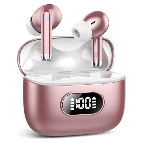 **Brandname Bluetooth Kopfhörer In-Ear mit 4 ENC Noise Cancelling, 50H Akku, IP7**