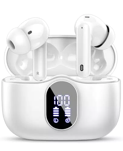 Bluetooth Kopfhörer, Kopfhörer Kabellos Bluetooth 5.3 In Ear Kopfhörer mit 4 Mikrofon