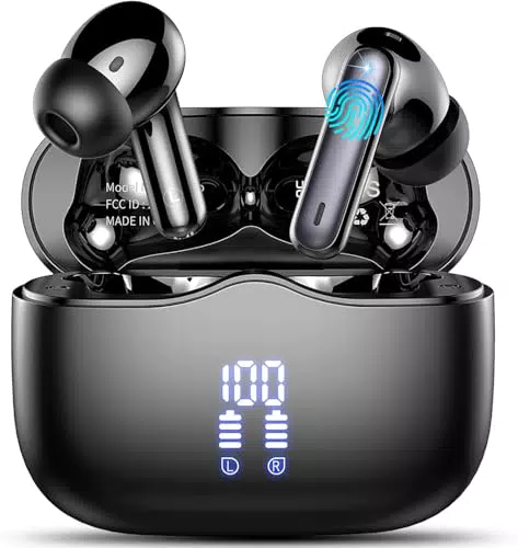 Xinwld Bluetooth Kopfhörer In Ear mit 4 ENC Noise Cancelling Mic, IP7 wasserdicht