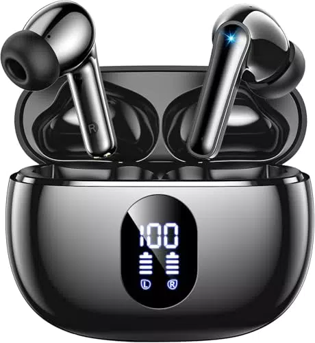 Bluetooth Kopfhörer In Ear mit 4 ENC Geräuschunterdrückung, IPX7 Wasserdicht