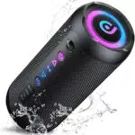 JBL Bluetooth Lautsprecher mit Licht, IPX7 wasserdicht, Duale Bass-Treiber, TWS