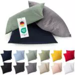 Blumtal Kopfkissenbezug 40x80 cm - 100% Baumwoll-Jersey, Oeko-Tex zertifiziert