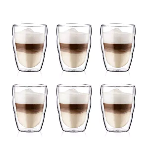 BODUM Pilatus Thermo-Gläser Set - doppelwandig, 25 cl