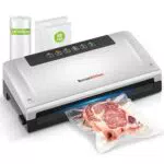 Bonsenkitchen Vakuumierer VS3000 mit Cutter und Rollenbeutelaufbewahrung