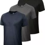 BOOJO Sportshirts Herren – Schnelltrocknende Kurzarm Funktionsshirts für Fitness