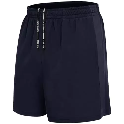 BOOJO Sporthose Herren Kurz Sport Shorts mit Reißverschlusstasche und schnell trocknend