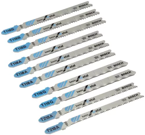 Bosch Accessories 2607010631 Stichsägeblatt-Set, Calar: Basic Metal: 10uds