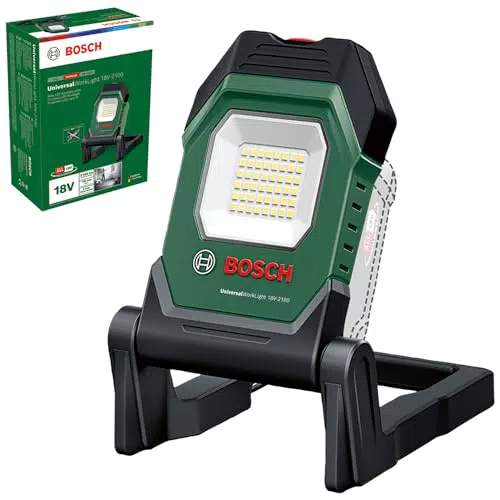 Bosch Akku LED Arbeitsleuchte UniversalWorkLight 18V, max. 2100 Lumen