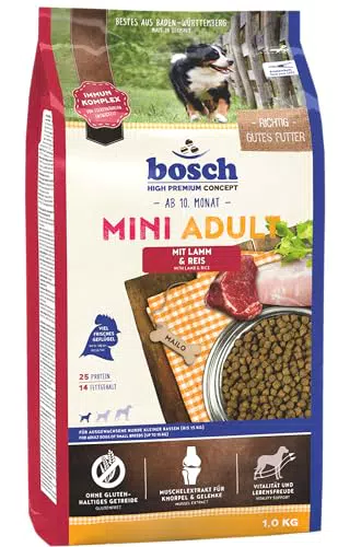 Bosch HPC Mini Adult mit Lamm & Reis - Trockenfutter für kleine Hunde