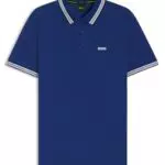 BOSS Herren Poloshirt aus Baumwoll-Piqué mit Kontrast-Logo