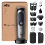 Braun All-in-One Trimmer Set AIO7585 – 18-in-1 Haarschneidemaschine und Barttrimmer