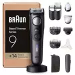 Braun Barttrimmer Series 9, mit 14 Barber-Tools, Power Boost & Lebenslang scharfe ProBlade Klinge