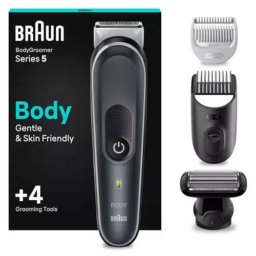 Braun Bodygroomer Series 7 – Elektrischer Körperrasierer für Herren, kabellos
