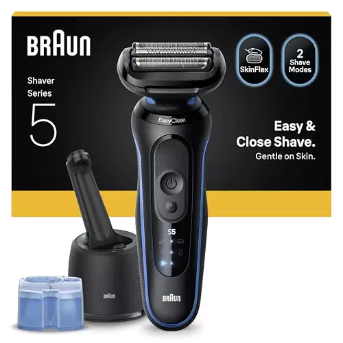 Braun Series 5 Elektrorasierer mit SmartCare Reinigungsstation, wasserfest