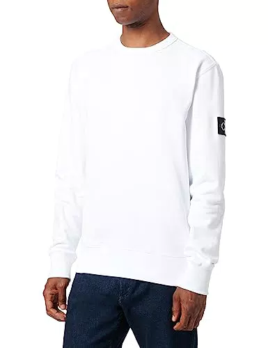 Calvin Klein Herren Sweatshirt Badge Crew Neck